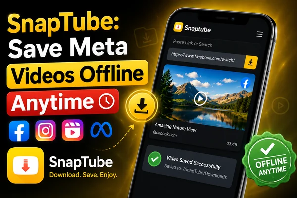 SnapTube: Salva i video Meta offline in qualsiasi momento