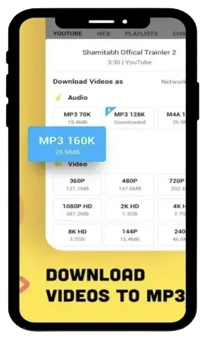 Ability to Adjust The Quality of Video and Audio Content Downloaded